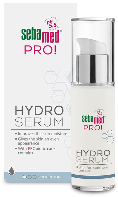 Serum przeciwzmarszczkowe z żeń-szeniem do twarzy - Sebamed PRO! Hydro Serum — Zdjęcie N1