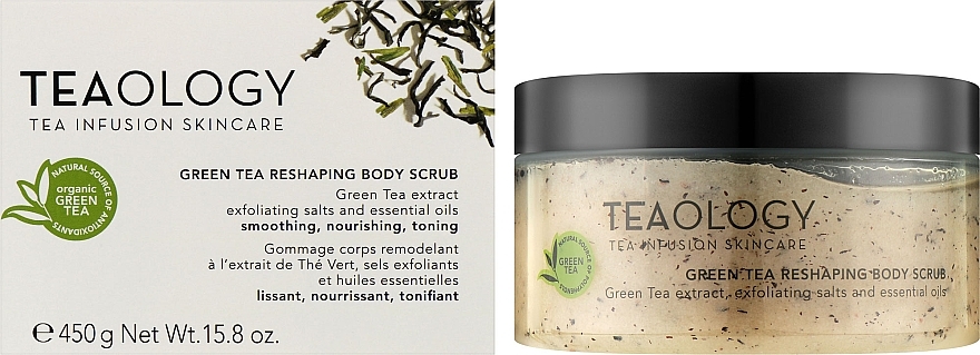 Peeling do ciała - Teaology Green Tea Reshaping Body Scrub — Zdjęcie N2