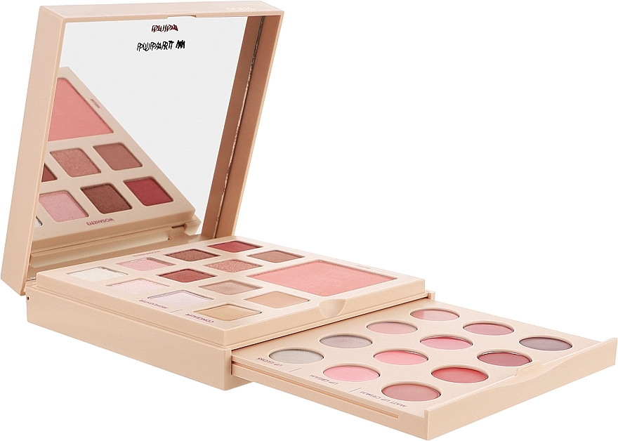 Paleta do makijażu twarzy, oczu i ust - Pupa Pupart M Palette 2023 — Zdjęcie N3