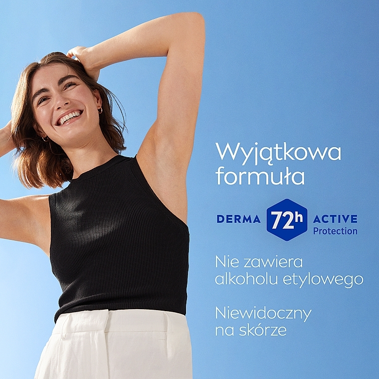 Antyperspirant w sztyfcie - NIVEA Black & White Invisible Clear — Zdjęcie N6