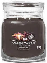Świeca zapachowa w słoiku Black Coconut, 2 knoty - Yankee Candle Black Coconut — Zdjęcie N1
