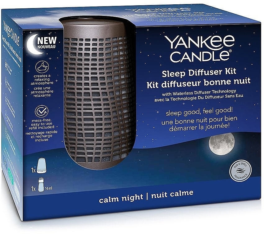 PRZECENA! Dyfuzor zapachowy - Yankee Candle Sleep Diffuser Calm Night * — Zdjęcie N2
