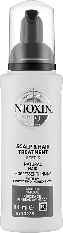 Kuracja zagęszczająca włosy przerzedzone i cienkie - Nioxin Thinning Hair System 2 Scalp Treatment — Zdjęcie N1