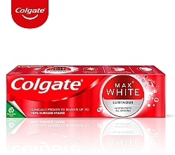 Wybielająca pasta do zębów z fluorem - Colgate Max White One Luminous — Zdjęcie N6