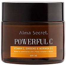 Kup Rozświetlający krem przeciwstarzeniowy z witaminą C i moringą - Alma Secret Powerful C
