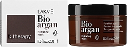 PRZECENA! Nawilżająca maska do włosów ze 100% organicznym olejem arganowym - Lakmé K.Therapy Bio-Argan Mask * — Zdjęcie N3