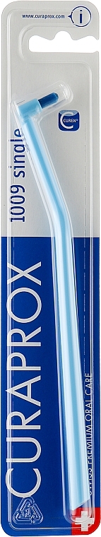 Jednopęczkowa szczoteczka do zębów Single CS 1009, błękitna - Curaprox — Zdjęcie N1