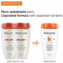 Szampon odżywczy do włosów lekko suchych i wrażliwych - Kérastase Nutritive Bain Satin 1 Exceptional Nutrition Shampoo — Zdjęcie N6