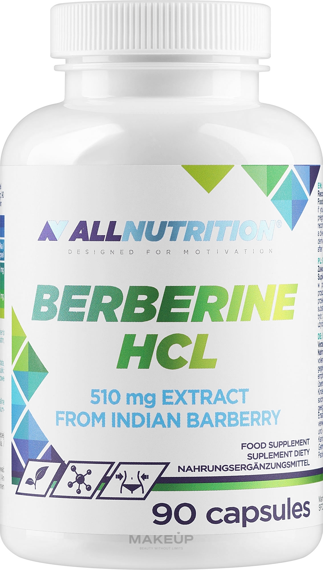 Suplement diety Berberine HCL - Allnutrition Adapto Berberine HCL — Zdjęcie 90 szt.