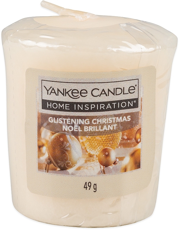 Świeca zapachowa - Yankee Candle Votive Home Inspiration Glistening Christmas — Zdjęcie N1