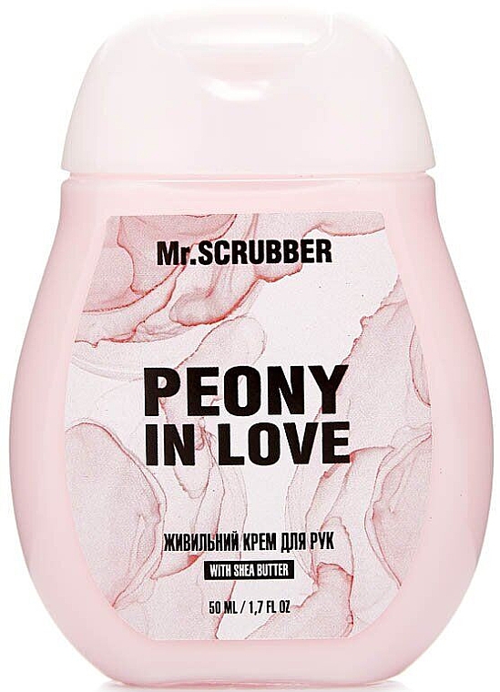 Odżywczy krem do rąk - Mr.Scrubber Peony in Love With Shea Butter