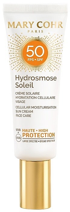 Antycellulitowy krem do ciała - Mary Cohr Hydrosmose Soleil SPF50 Face Cream — Zdjęcie N1