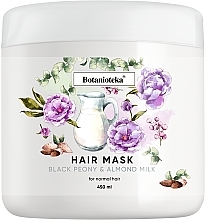 Kup Maska do włosów normalnych Czarna piwonia i mleko migdałowe - Botanioteka Mask For Normal Hair