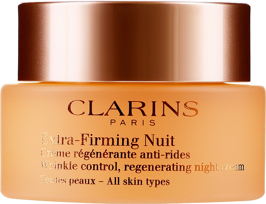 Regenerujący krem na noc przeciw zmarszczkom - Clarins Extra-Firming Night All Skin Types — Zdjęcie N2