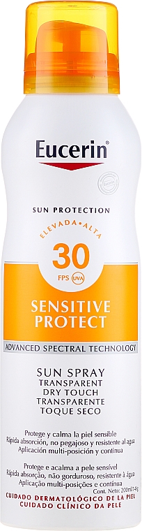 Przeciwsłoneczny spray do ciała - Eucerin Sun Protection Transparent Sun Spray Dry Touch SPF 30 — Zdjęcie N1