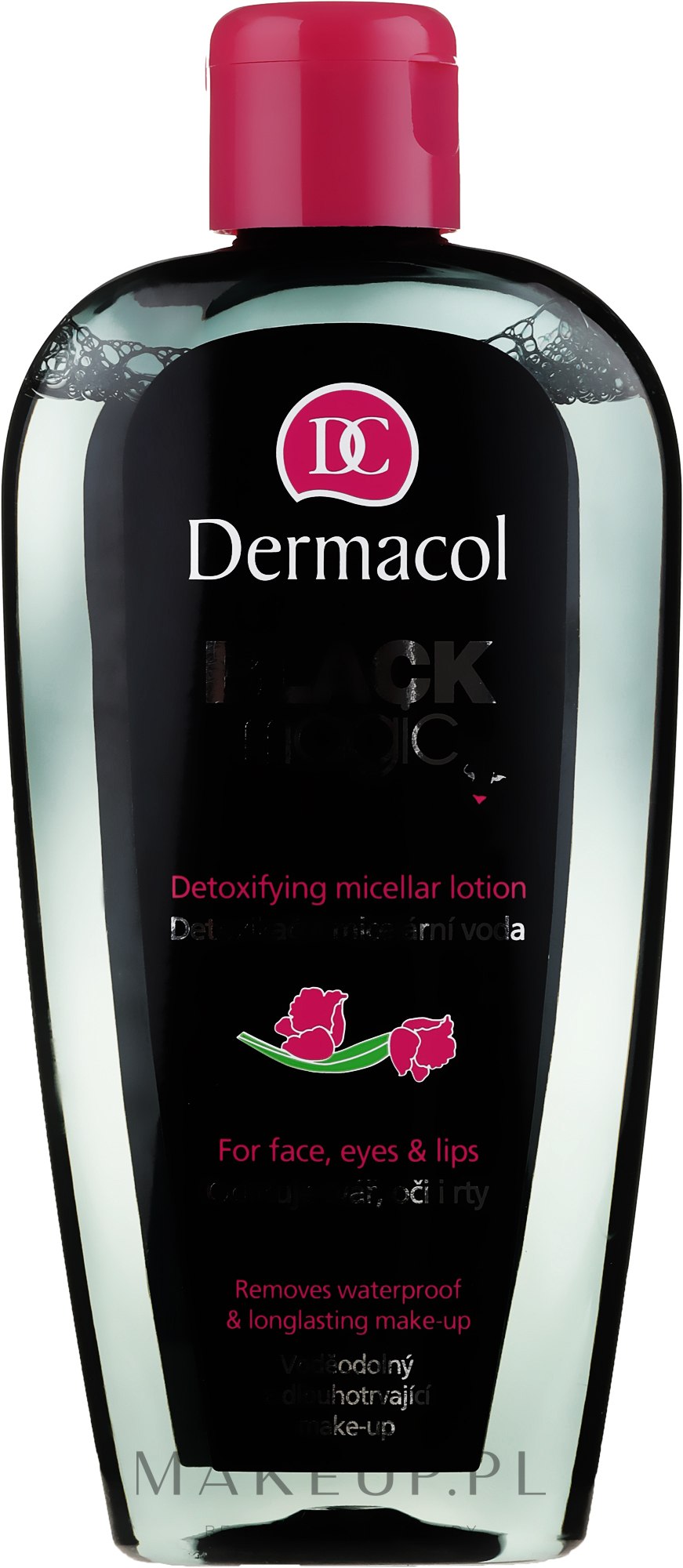 Detoksykująca woda micelarna - Dermacol Black Magic Detoxifying Micellar Lotion — Zdjęcie 200 ml