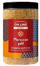 Sól do kąpieli - On Line Senses Bath Salt Moroccan Gold — Zdjęcie N1