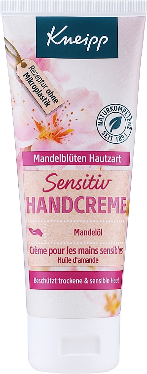 Krem do rąk do skóry suchej i wrażlwej Kwiat migdałowca - Kneipp Hand Cream Oil Almond Blossoms — Zdjęcie N1