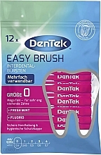 Szczoteczki międzyzębowe, 0,4 mm, 12 szt. - DenTek Easy Brush  — Zdjęcie N1