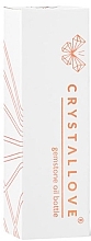 Buteleczka z kryształkami bursztynu na olejek eteryczny, 10 ml - Crystallove Cognac Amber Oil Bottle — Zdjęcie N2