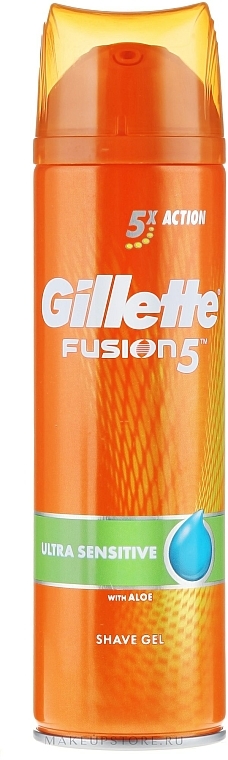 Zestaw - Gillette Fusion 5 ProGlide Sharp (gel/200ml + razor + blade/1pcs + bag) — Zdjęcie N3