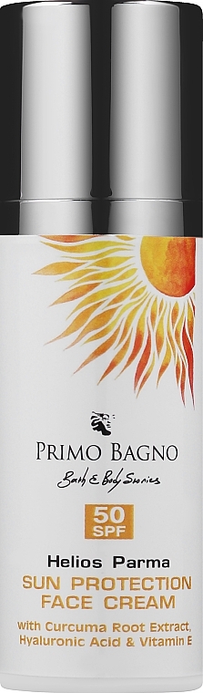 Krem do opalania twarzy SPF 50 - Primo Bagno Helios Parma Sun Protection Face Cream SPF50 — Zdjęcie N1