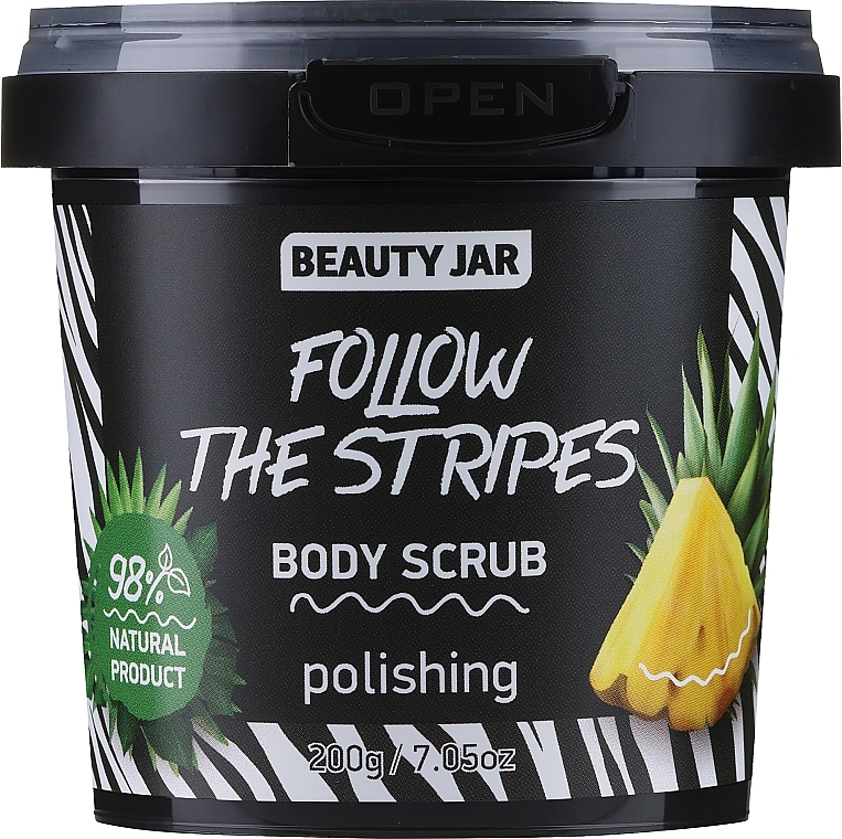 Wygładzający peeling do ciała - Beauty Jar Follow The Stripes Polishing Body Scrub — Zdjęcie N1