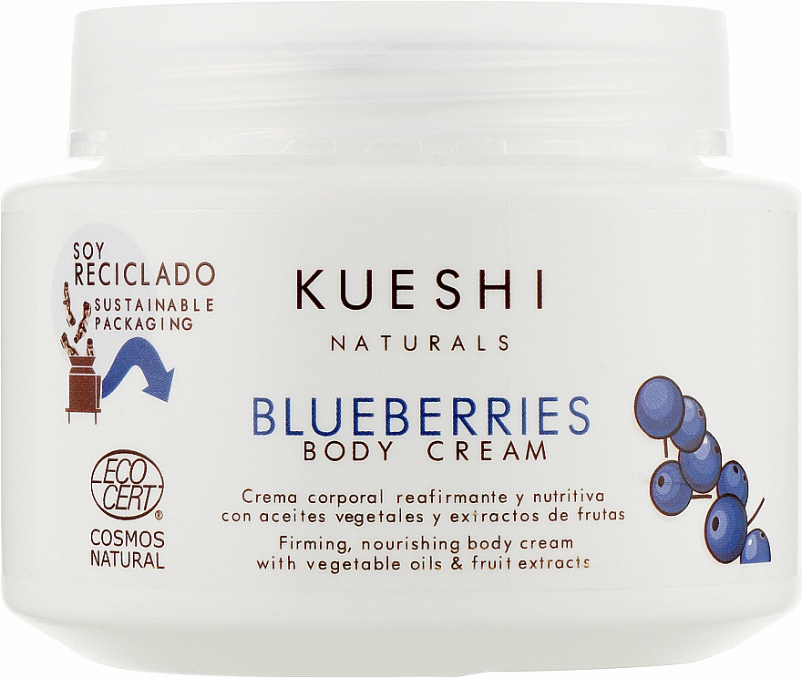 Krem do ciała z borówką - Kueshi Naturals Blueberries Body Cream — Zdjęcie N1