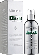 Rozjaśniająca esencja do twarzy z wąkrotą azjatycką - MEDIPEEL Peptide 9 Volume White Cica Essence — Zdjęcie N2