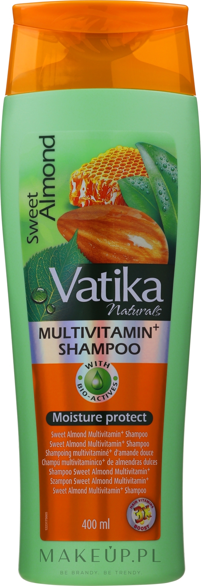 Nawilżający szampon do włosów - Dabur Vatika Sweet Almond Shampoo — Zdjęcie 400 ml