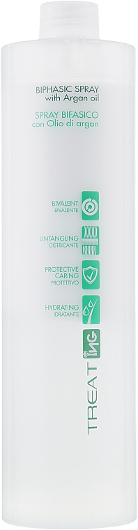 Dwufazowy spray z olejkiem arganowym - ING Professional Treat-ING Biphasic Spray — Zdjęcie N1