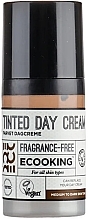 Tonizujący krem na dzień do twarzy - Ecooking Tinted Day Cream — Zdjęcie N1