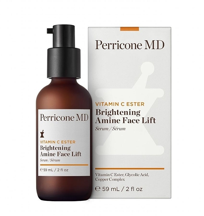 Serum rozjaśniające do twarzy z aminokwasami - Perricone MD Vitamin C Ester Brightening Amine Face Lift — Zdjęcie N2