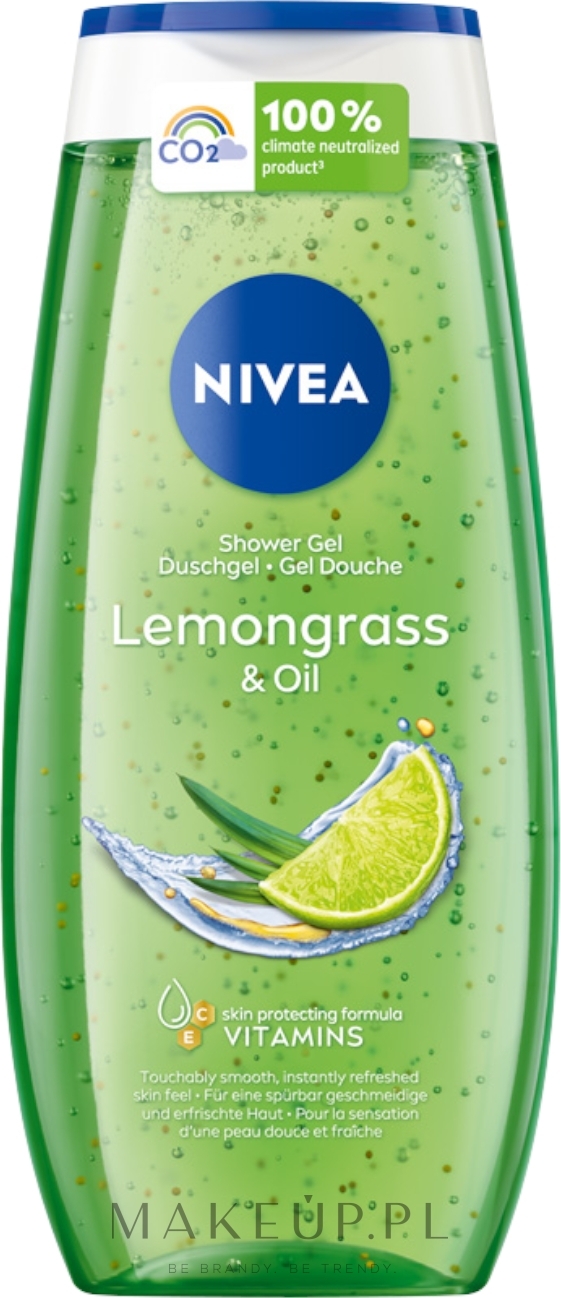 Żel pod prysznic - NIVEA Lemongrass & Oil  — Zdjęcie 250 ml