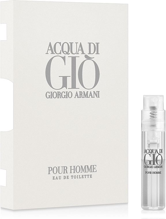 PREZENT! Giorgio Armani Acqua Di Giò Pour Homme - Woda toaletowa (próbka) — Zdjęcie N1