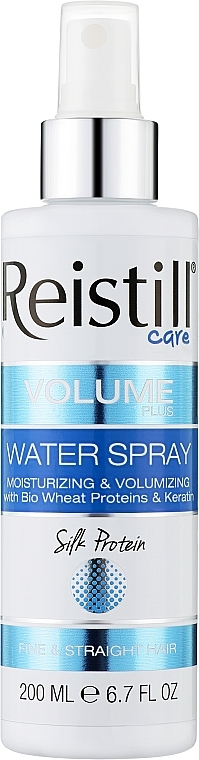 Spray do włosów Nawilżenie i objętość - Reistill Volume Plus Water Spray