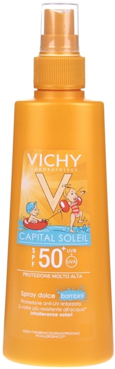Przeciwsłoneczny spray ochronny dla dzieci - Vichy Capital Soleil Spray Douceur Enfants SPF50+ — Zdjęcie N1