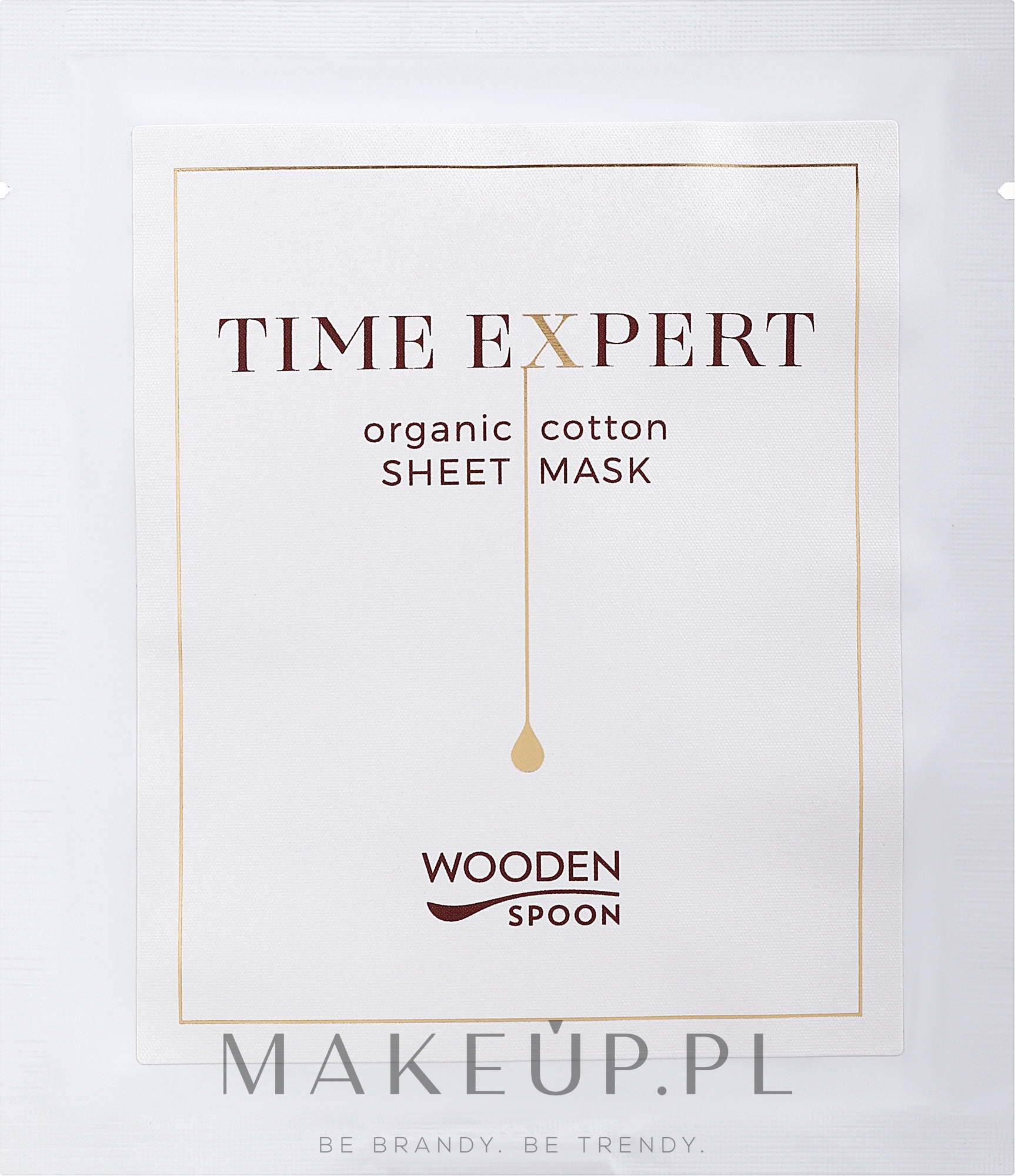 Maska na twarz - Wooden Spoon Time Expert Organic Cotton Sheet Mask — Zdjęcie 15 g