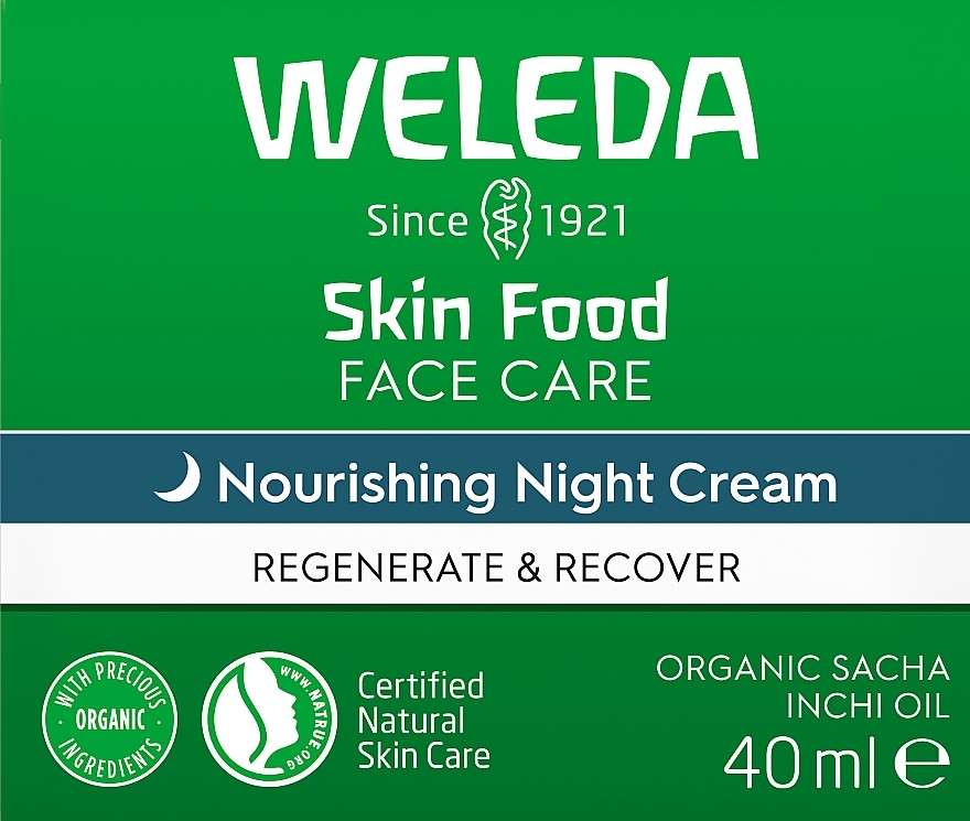 Odżywczy krem do twarzy na noc - Weleda Skin Food Nourishing Night Cream — Zdjęcie N2