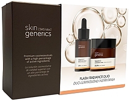 Kup Zestaw - Skin Generics Flash Radiance Duo (cr/50ml + serum/30ml)