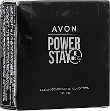 PRZECENA! Kompaktowy kremowy puder do twarzy - Avon Power Stay 18 Hours Cream-To-Powder Foundation * — Zdjęcie N3
