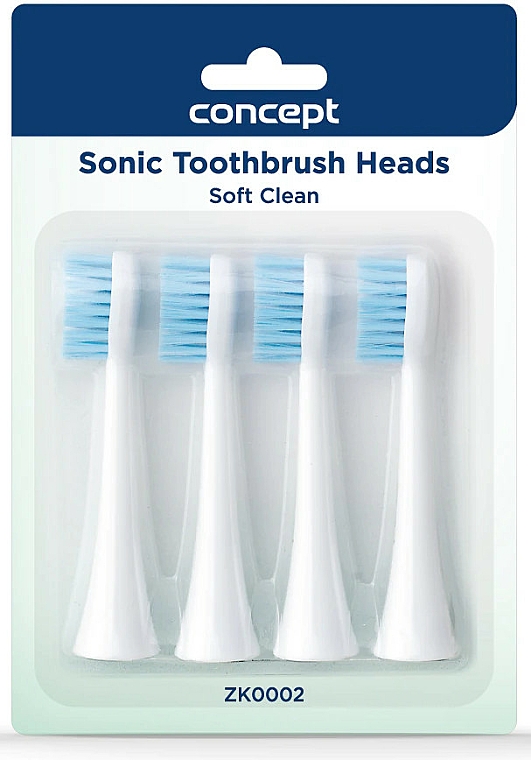 Wymienne końcówki do szczoteczki do zębów, ZK0002 - Concept Sonic Toothbrush Heads Soft Clean — Zdjęcie N1