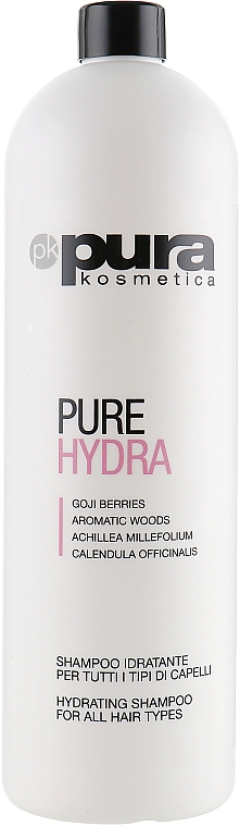 Nawilżający szampon do włosów - Pura Kosmetica Pure Hydra