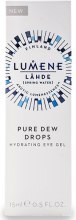 Nawilżający żel pod oczy - Lumene Lahde [Spring Water] Pure Dew Drops Hydrating Eye Gel — Zdjęcie N2
