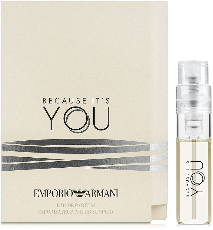 Giorgio Armani Emporio Armani Because It’s You - Woda perfumowana (próbka) — Zdjęcie N1