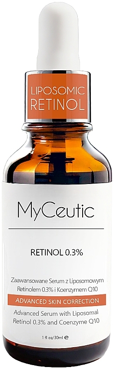 Serum z liposomowym retinolem i koenzymem Q10 - MyCeutic Retinol 0,3% — Zdjęcie N1