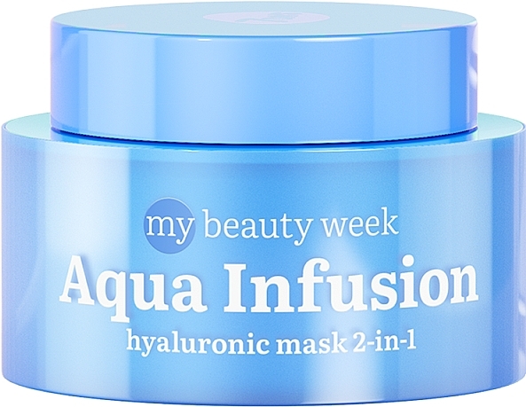Nawilżająca maska do twarzy z kwasem hialuronowym 2 w 1 - 7 Days My Beauty Week Aqua Infusion — Zdjęcie N2