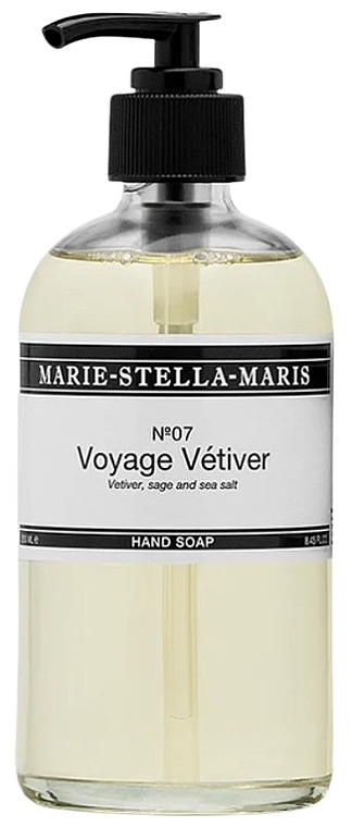 Mydło do rąk w płynie Wetyweria, szałwia i sól morska - Marie-Stella-Maris No. 07 Voyage Vetiver Hand Soap — Zdjęcie N1