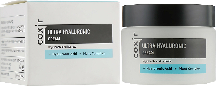 Nawilżający krem do twarzy z kwasem hialuronowym - Coxir Ultra Hyaluronic Cream