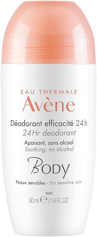 Dezodorant w kulce do skóry wrażliwej - Avène 24H Deodorant